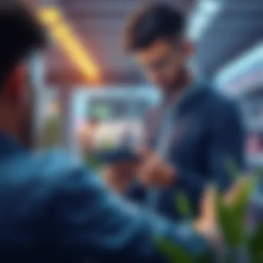 Effective Asset Management in Solana with Sollet Wallet User managing digital assets within the Solana ecosystem using Sollet.