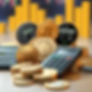 Diverse types of coin profit loss calculators displayed