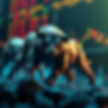 Bearish Market Dynamics Symbolic representation of a bearish market