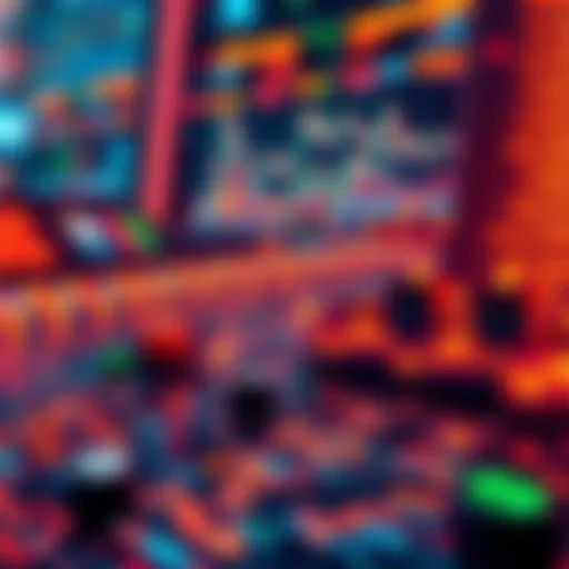 Crypto Market Dynamics Visual representation of crypto market fluctuations