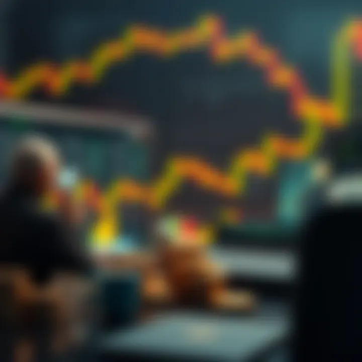 Conceptual representation of cryptocurrency trading advisors