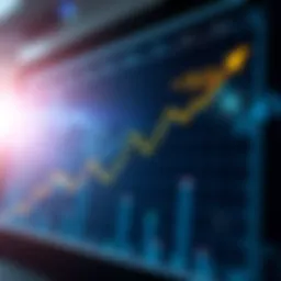 Graph showing exchange rate trends