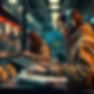 User Experience in Cryptocurrency Transactions Illustration of user experience in cryptocurrency transactions